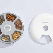 6 Meal Automatic Pet Food Dispenser with Timer